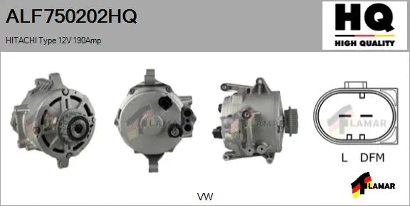 Alternator (ALF750202HQ)