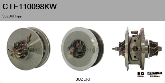 Core assembly, turbocharger (CTF110098KW)