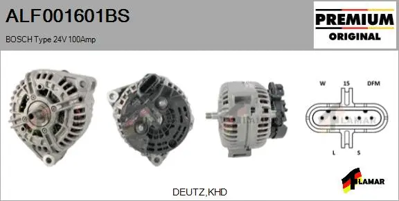 Alternator (ALF001601BS)