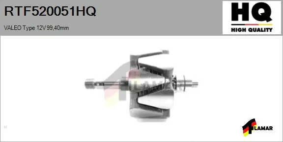 Rotor, alternator (RTF520051HQ)