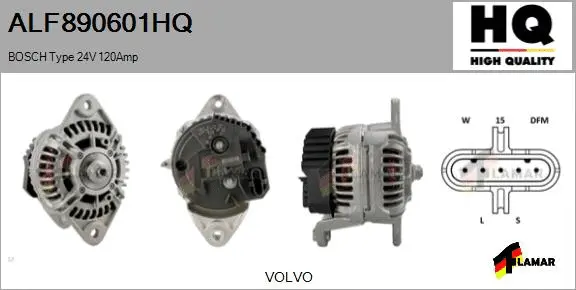 Alternator (ALF890601HQ)