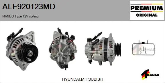 Alternator (ALF920123MD)