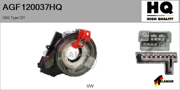 Clockspring, airbag (AGF120037HQ)