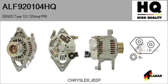Alternator (ALF920104HQ)