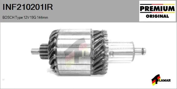 Armature, starter (INF210201IR)