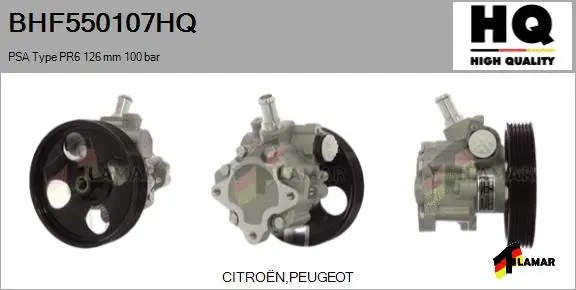 Hydraulic Pump, steering (BHF550107HQ)