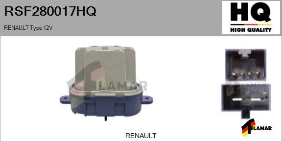 Resistor, interior blower (RSF280017HQ)