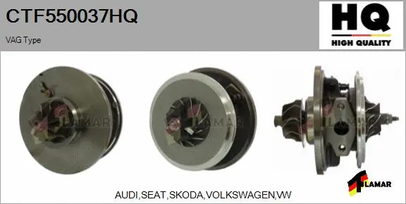 Core assembly, turbocharger (CTF550037HQ)