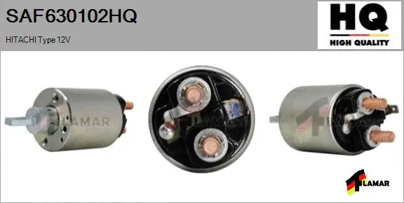 Solenoid Switch, starter (SAF630102HQ)