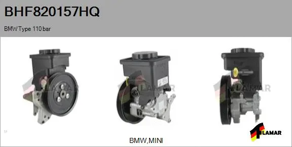 Hydraulic Pump, steering (BHF820157HQ)