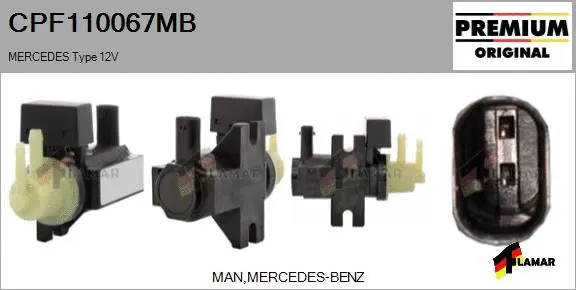 Pressure Converter, exhaust control (CPF110067MB)