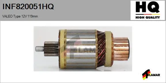 Armature, starter (INF820051HQ)