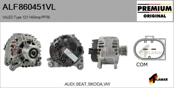 Alternator (ALF860451VL)