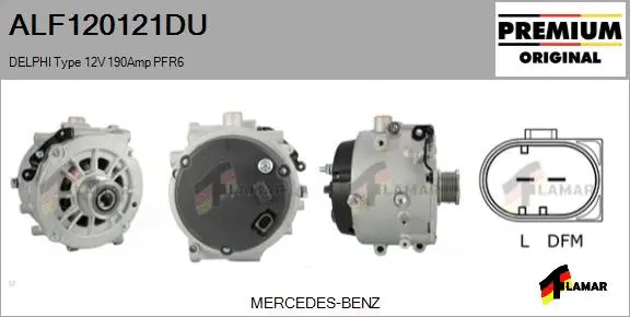 Alternator (ALF120121DU)