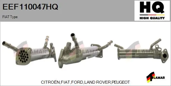 Cooler, exhaust gas recirculation (EEF110047HQ)