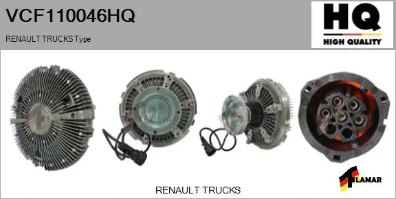 Clutch, radiator fan (VCF110046HQ)