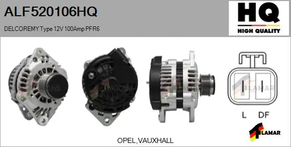 Alternator (ALF520106HQ)