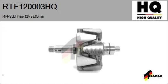 Rotor, alternator (RTF120003HQ)