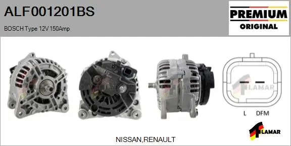 Alternator (ALF001201BS)