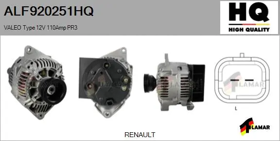 Alternator (ALF920251HQ)