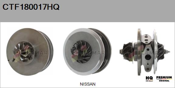 Core assembly, turbocharger (CTF180017HQ)