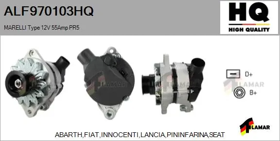 Alternator (ALF970103HQ)