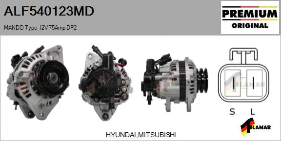 Alternator (ALF540123MD)
