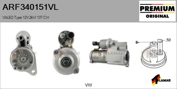 Starter (ARF340151VL)