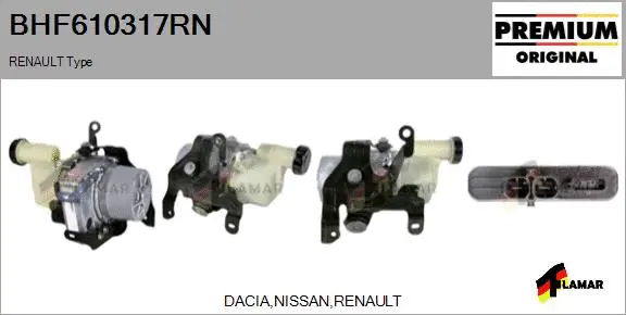 Hydraulic Pump, steering (BHF610317RN)