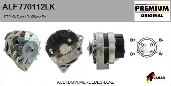 Alternator (ALF770112LK)