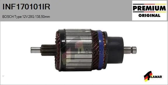 Armature, starter (INF170101IR)