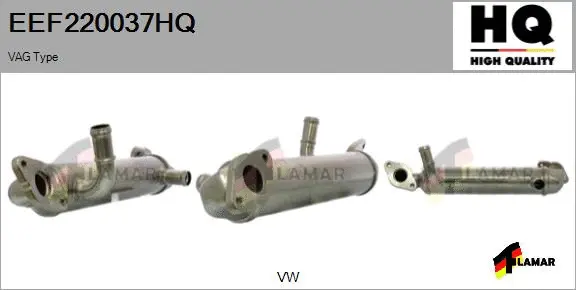 Cooler, exhaust gas recirculation (EEF220037HQ)