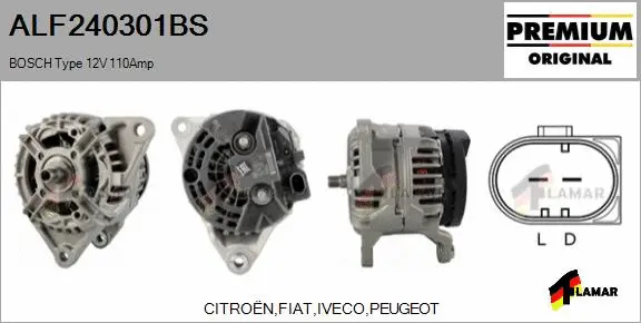 Alternator (ALF240301BS)
