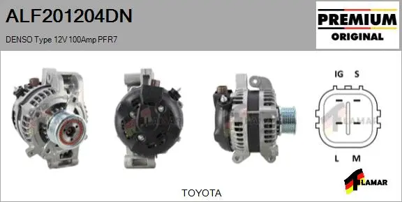 Alternator (ALF201204DN)