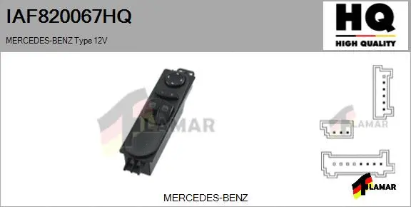 Switch, window regulator (IAF820067HQ)