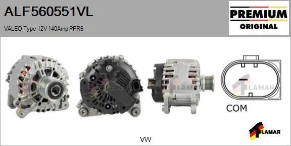 Alternator (ALF560551VL)