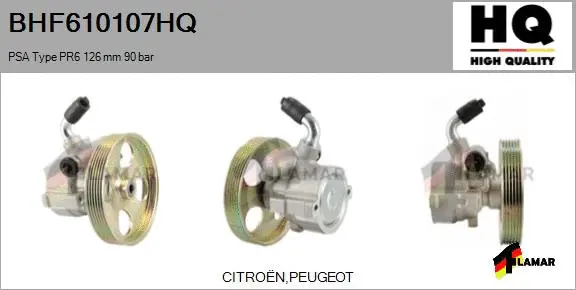 Hydraulic Pump, steering (BHF610107HQ)