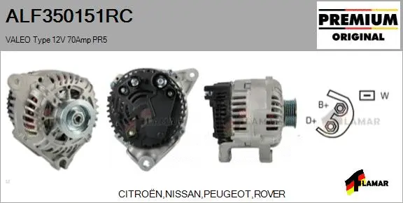 Alternator (ALF350151RC)