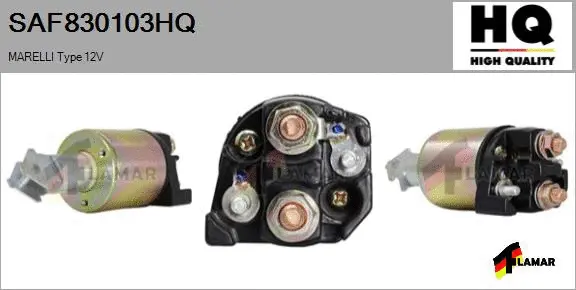 Solenoid Switch, starter (SAF830103HQ)