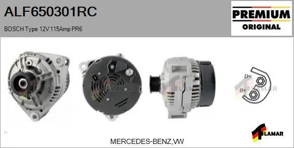 Alternator (ALF650301RC)