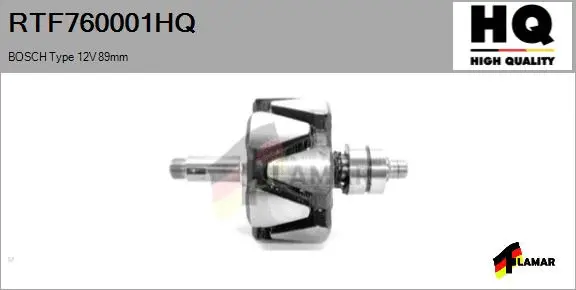 Rotor, alternator (RTF760001HQ)