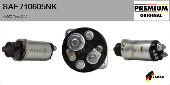 Solenoid Switch, starter (SAF710605NK)