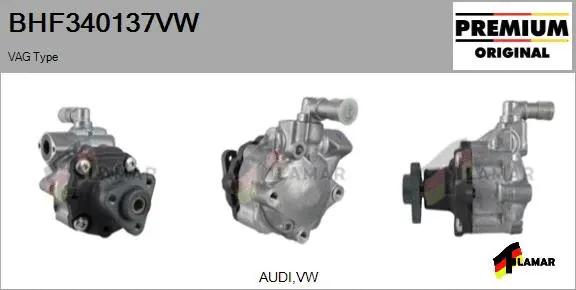 Hydraulic Pump, steering (BHF340137VW)