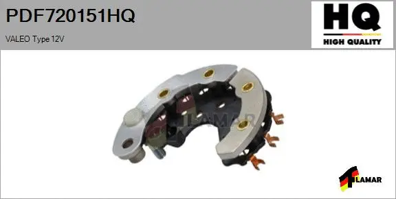 Rectifier, alternator (PDF720151HQ)