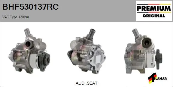 Hydraulic Pump, steering (BHF530137RC)