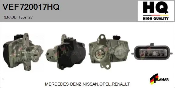 EGR Valve (VEF720017HQ)