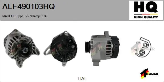 Alternator (ALF490103HQ)