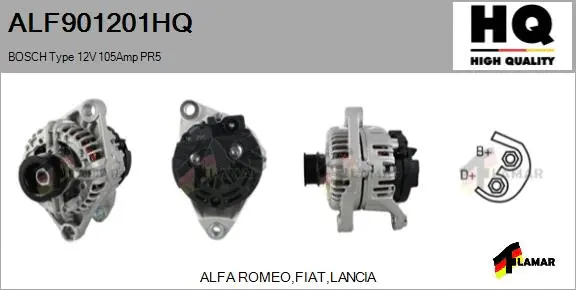 Alternator (ALF901201HQ)