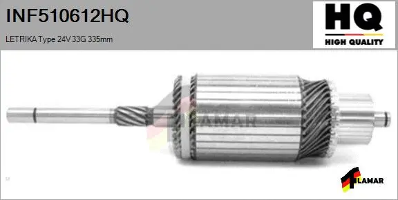 Armature, starter (INF510612HQ)