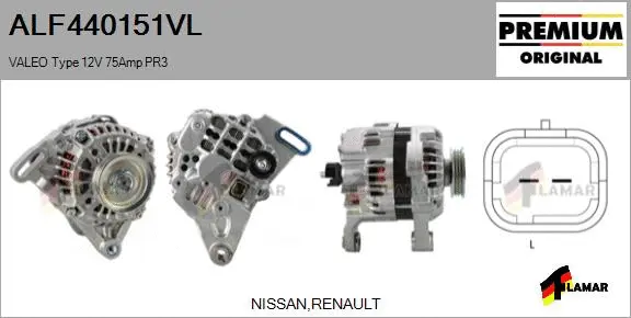 Alternator (ALF440151VL)